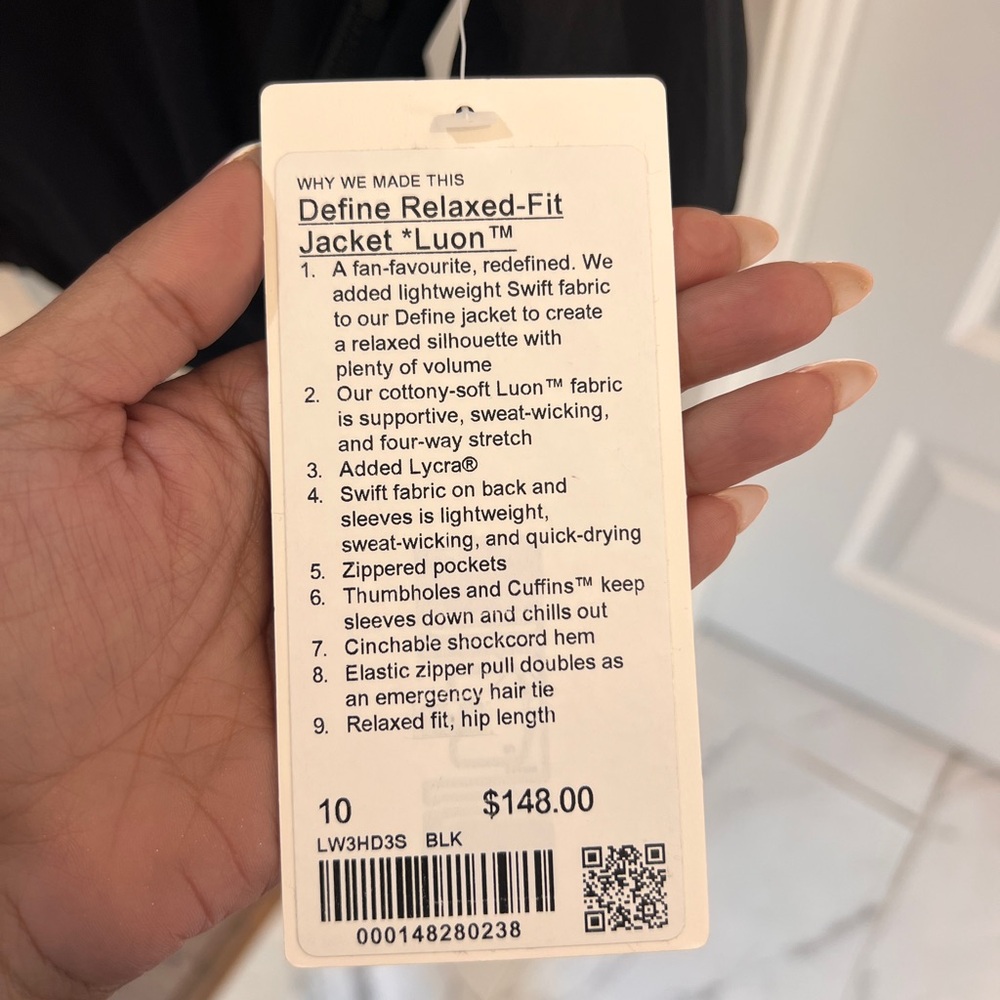 lululemon athletica Define Relaxed-Fit Jacket - Black - Picture 3 of 3